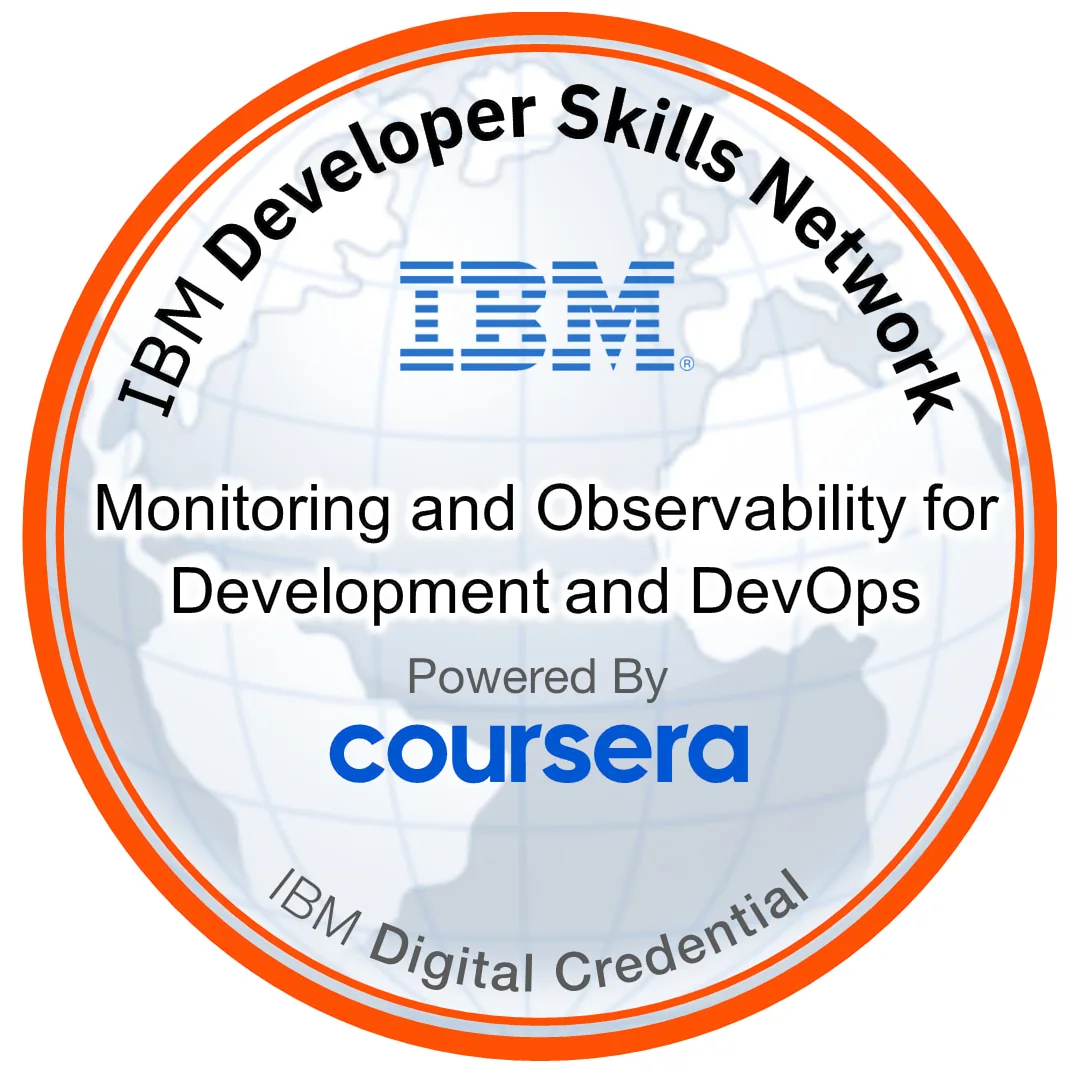 IBM Digital Credential – Monitoring and Observability for Development and DevOps Badge