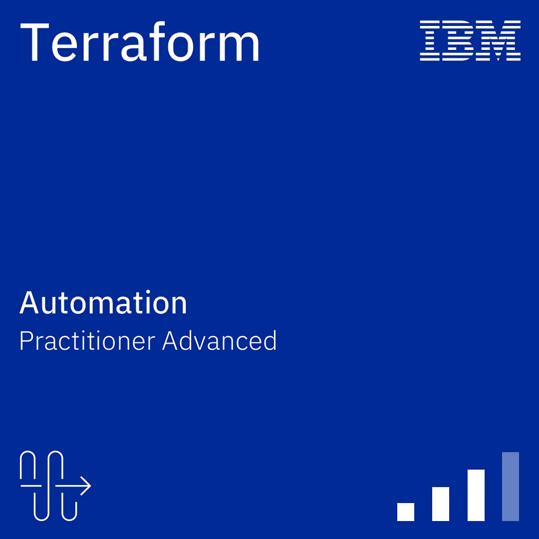 IBM Digital Credential – Terraform Practitioner Advanced Badge
